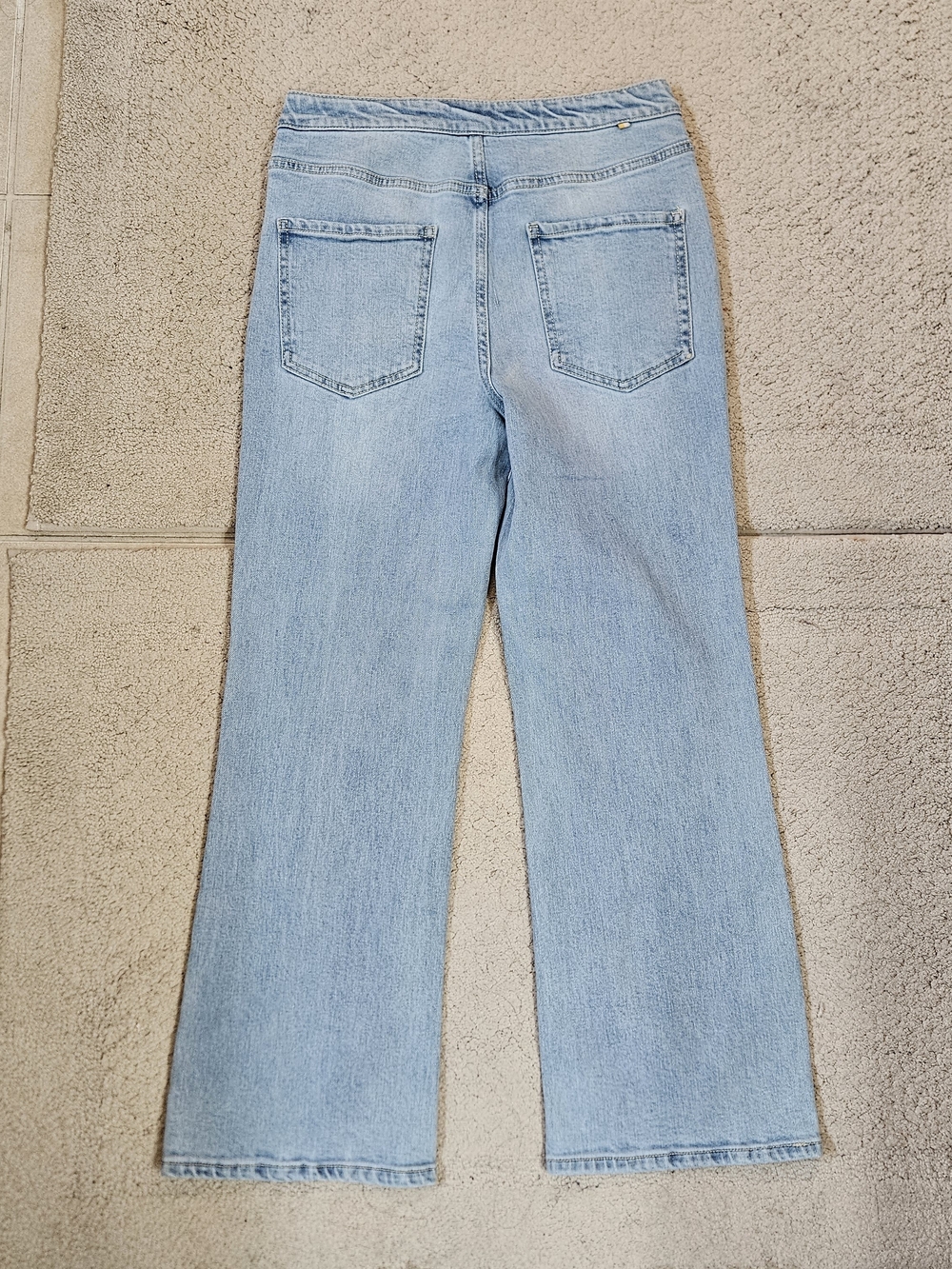 78 & Sunny Cropped Wide Leg Jeans – Women's Size 8 | Light Wash - Picture 7 of 8
